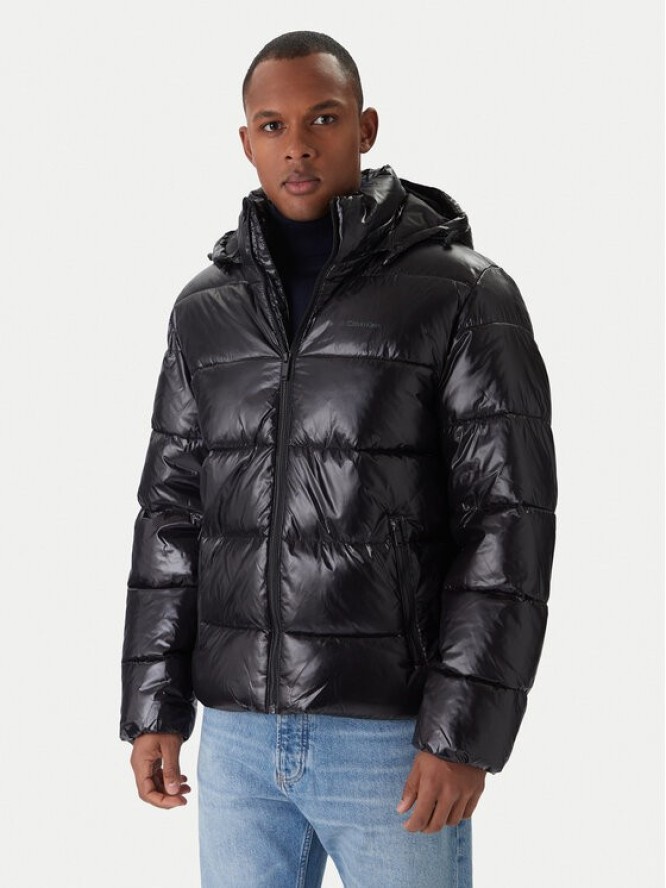 Calvin Klein Kurtka zimowa LV04LD539G Czarny Regular Fit