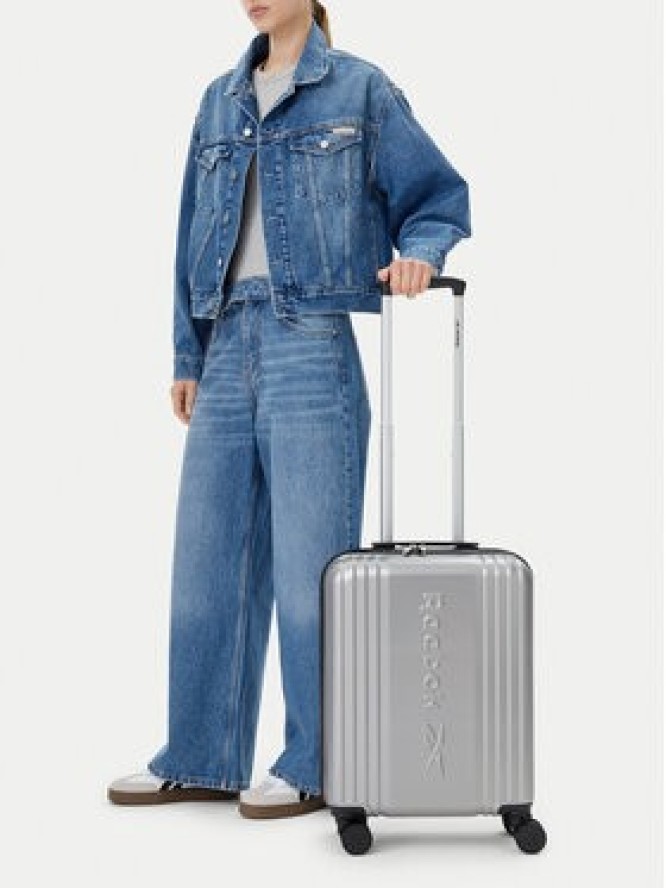 Reebok Walizka kabinowa RBK-WAL-003-07-CCC-S Srebrny