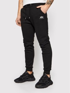 Alpha Industries Spodnie dresowe Basic Jogger 116370 Czarny Slim Fit