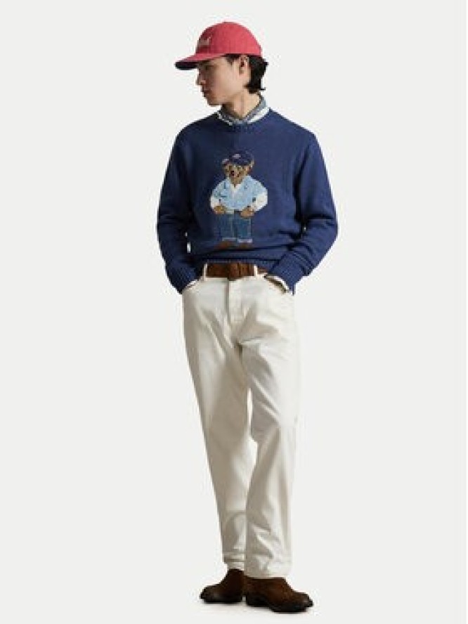 Polo Ralph Lauren Sweter 710A13002001 Niebieski Regular Fit
