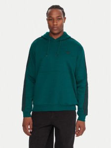 adidas Bluza adicolor Classics 3-Stripes JY1378 Zielony Regular Fit