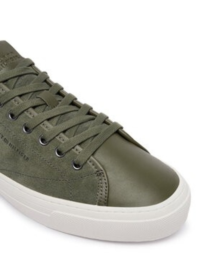Tommy Hilfiger Sneakersy Dress Casual Mix FM0FM05993 Khaki