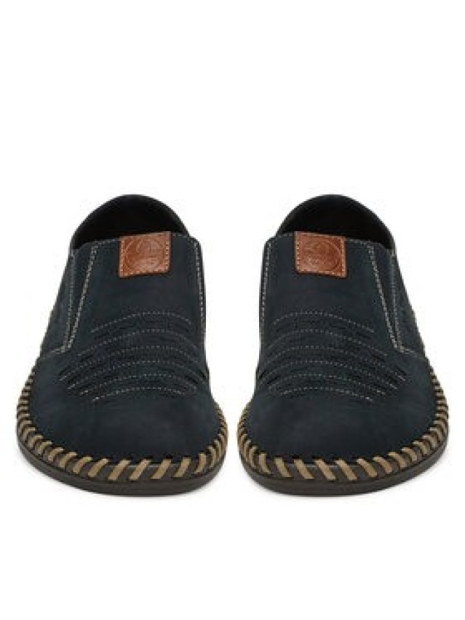 Rieker Półbuty B2457-14 Granatowy