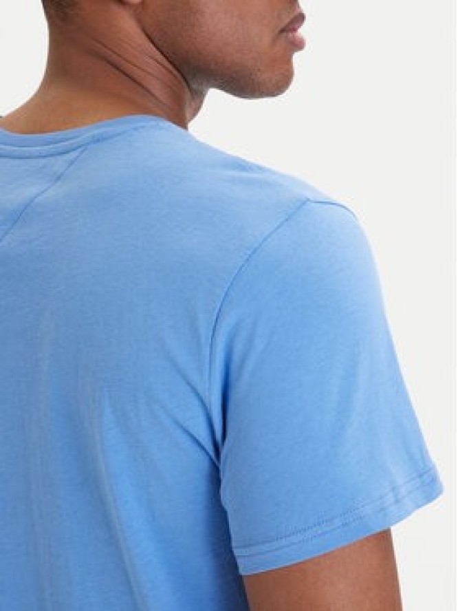 Tommy Jeans T-Shirt DM0DM20740 Niebieski Slim Fit