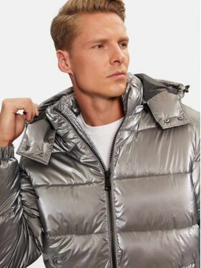 Guess Kurtka zimowa M4BL46 WGJT0 Srebrny Regular Fit