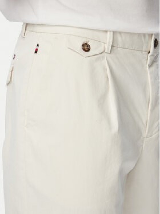 Tommy Hilfiger Spodnie materiałowe Harlem MW0MW43158 Beżowy jasny Straight Fit
