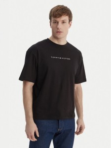 Tommy Hilfiger T-Shirt UM0UM03643 Czarny Regular Fit