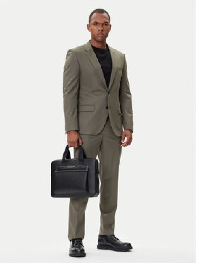 Tommy Hilfiger Torba na laptopa Th Monogram Computer Bag AM0AM13835 Czarny