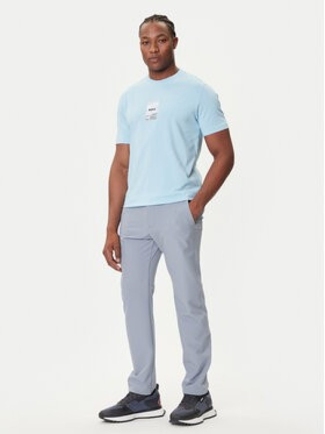 BOSS T-Shirt Photoprint 50545869 Błękitny Relaxed Fit
