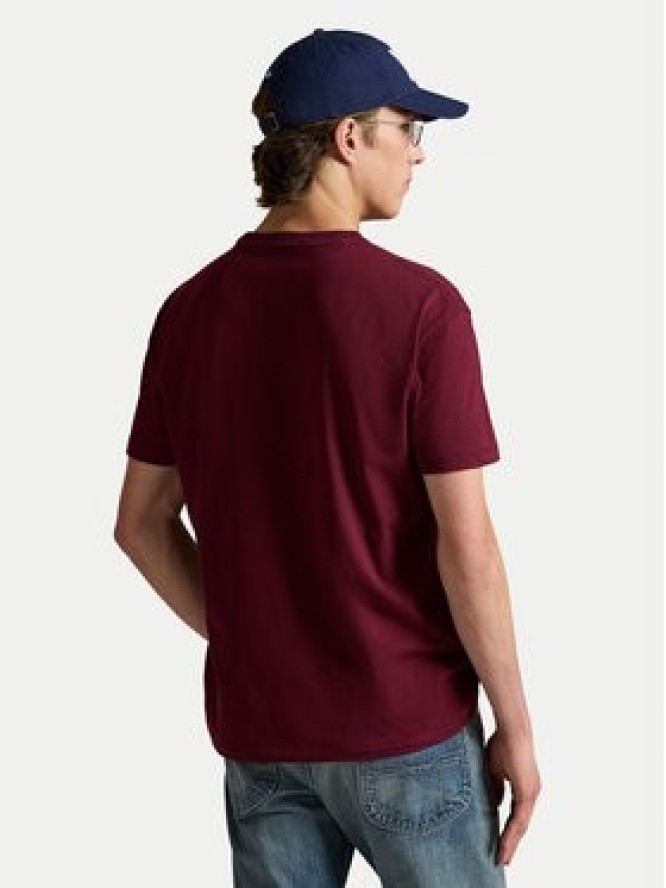 Polo Ralph Lauren T-Shirt 710981370007 Bordowy Classic Fit