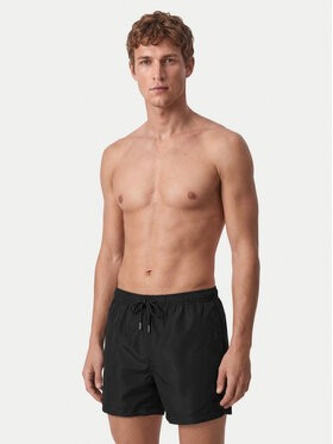 KARL LAGERFELD Szorty kąpielowe B1M46001 Czarny Regular Fit