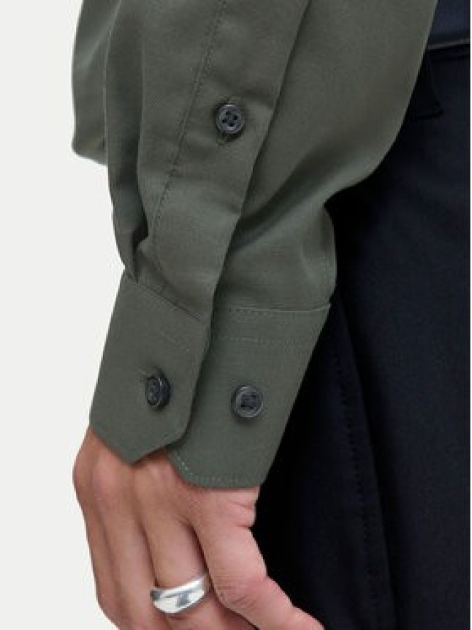 Jack & Jones Koszula Parker 12227385 Zielony Slim Fit