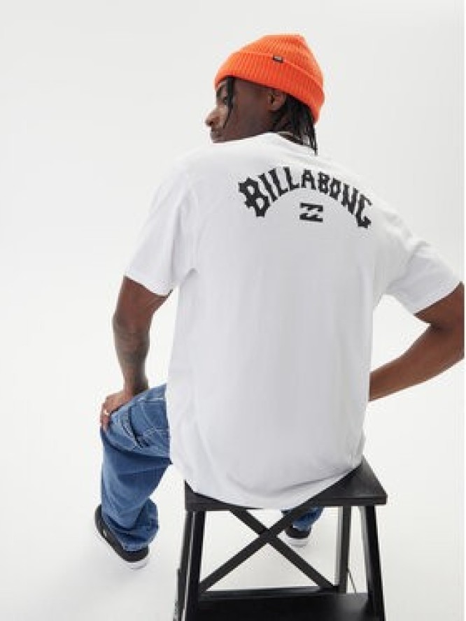 Billabong T-Shirt Arch Wave C1SS65BIP2 Biały Regular Fit