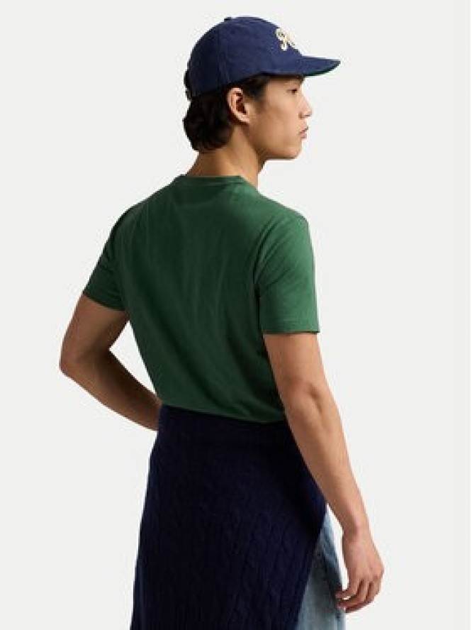 Polo Ralph Lauren T-Shirt 710671438425 Zielony Custom Slim Fit