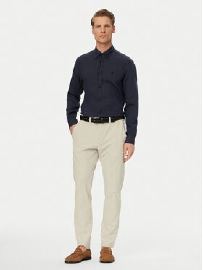 BOSS Koszula H-Liam 50556077 Granatowy Regular Fit