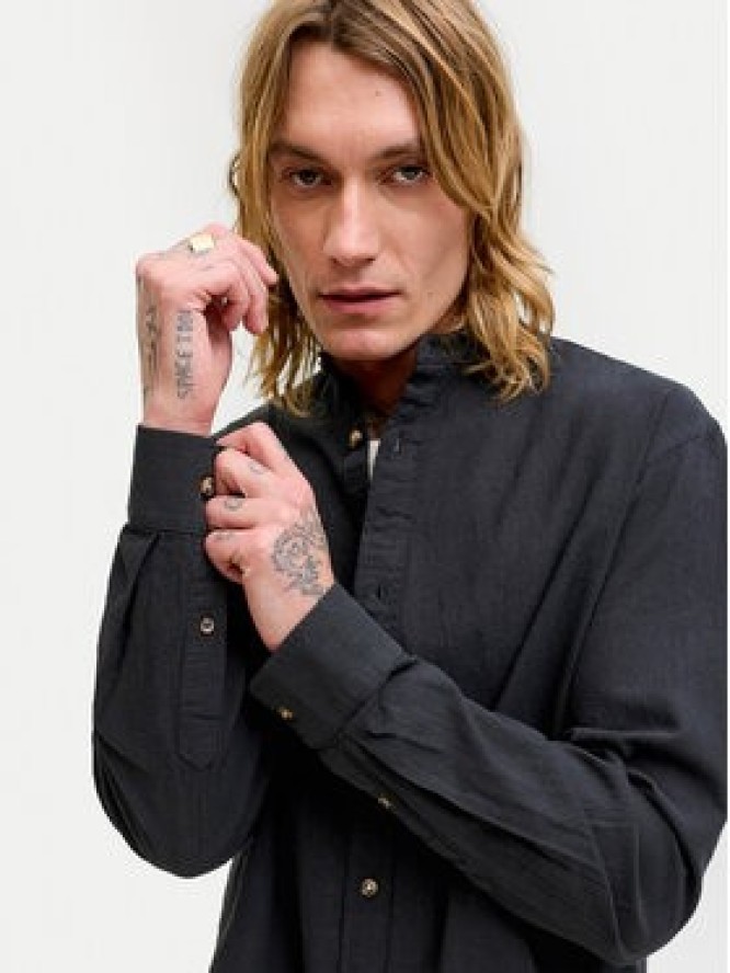 Jack & Jones Koszula Summer 12289184 Czarny Regular Fit