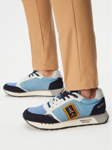 Aeronautica Militare Sneakersy 261SC0292UCT03331 Niebieski