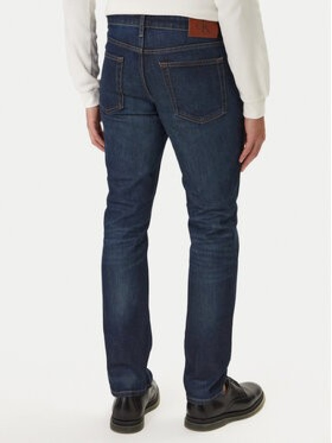 Calvin Klein Jeans Jeansy LV04RD740G Granatowy Slim Fit