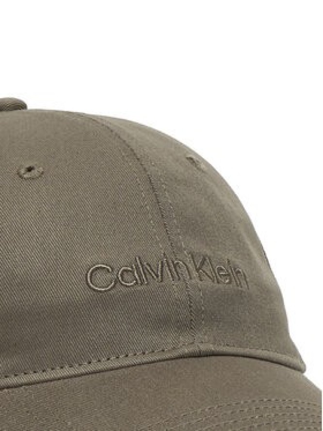 Calvin Klein Czapka z daszkiem Logo Embroidery Baseball Cap LV04D5003G Szary