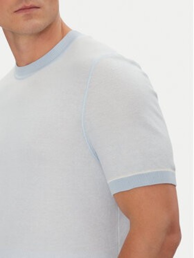 BOSS T-Shirt Jianfranco 50537642 Błękitny Regular Fit