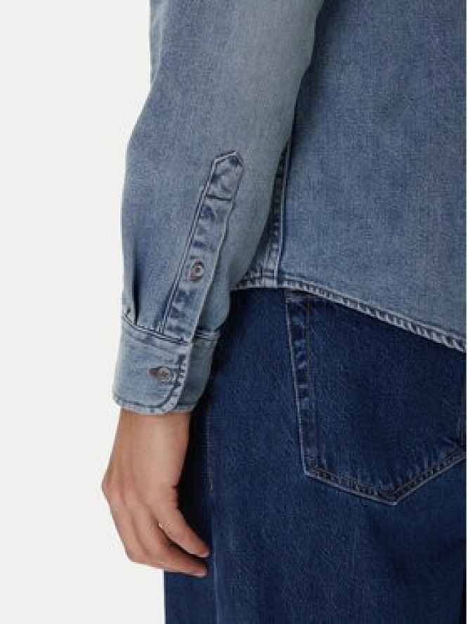 AMI Paris Koszula jeansowa USH063.DE0056 Niebieski Regular Fit