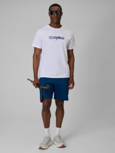 4F Spodenki dresowe męskie - turkusowe S