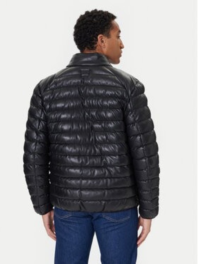 Milestone Kurtka skórzana MSHendrik 531040 60710 Czarny Regular Fit