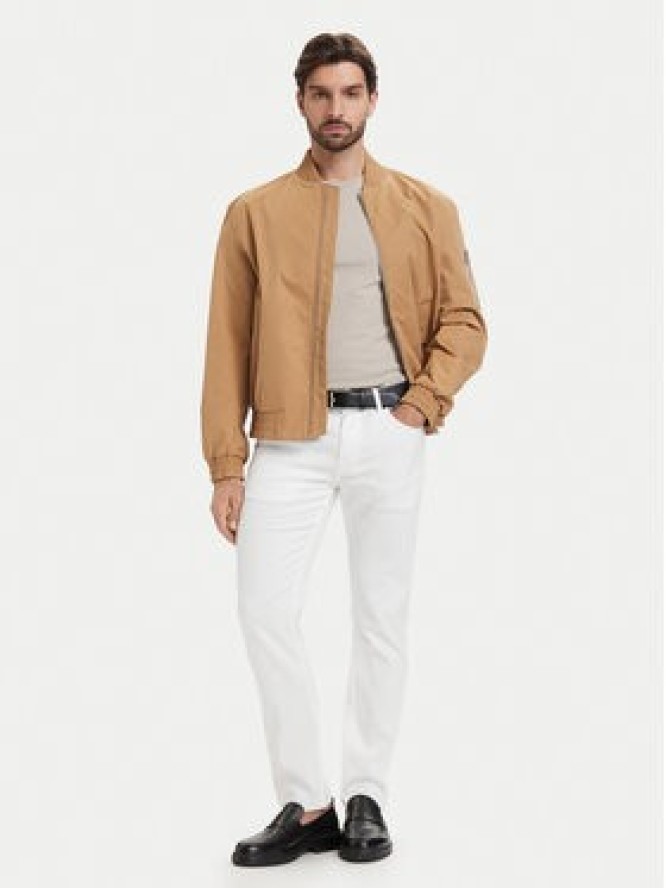 BOSS Jeansy H-Delaware 50561555 Biały Slim Fit