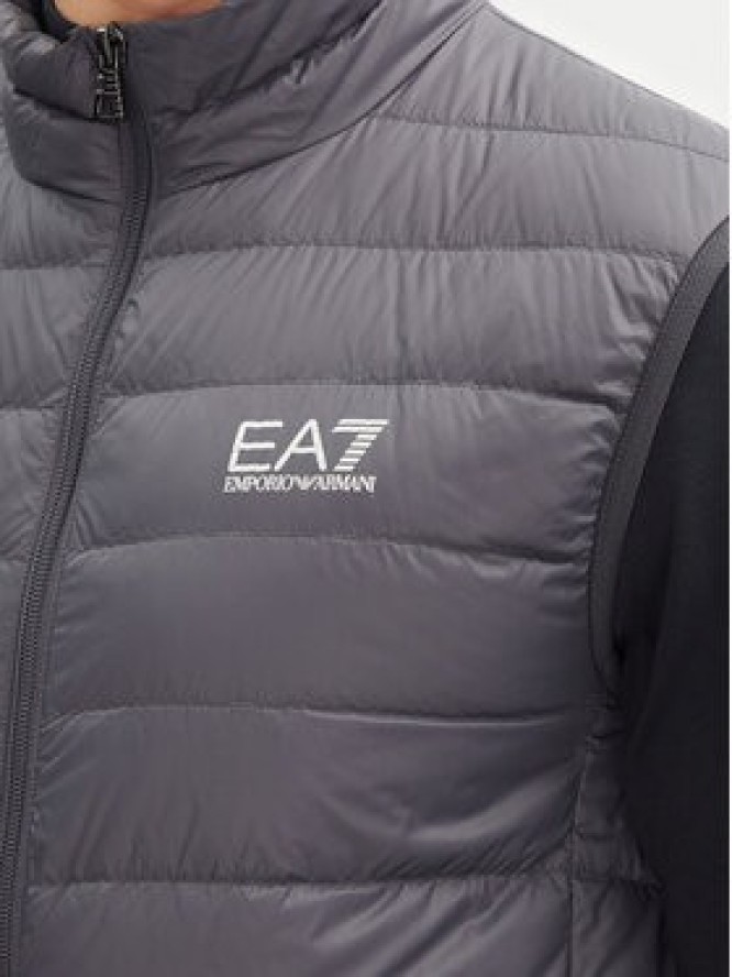 EA7 Emporio Armani Kamizelka 8NPQ06 PNGPZ U8115 Szary Regular Fit
