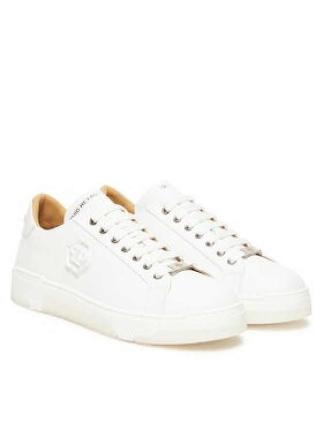 PHILIPP PLEIN Sneakersy PAES USC0722 PLE005N01 Biały