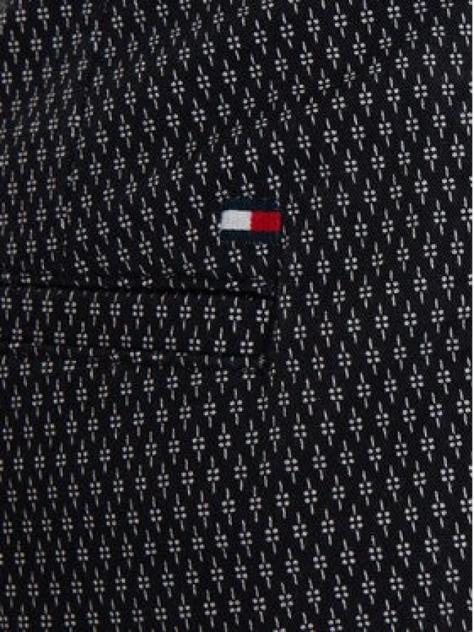 Tommy Hilfiger Szorty materiałowe Dover Print MW0MW42353 Granatowy Slim Fit