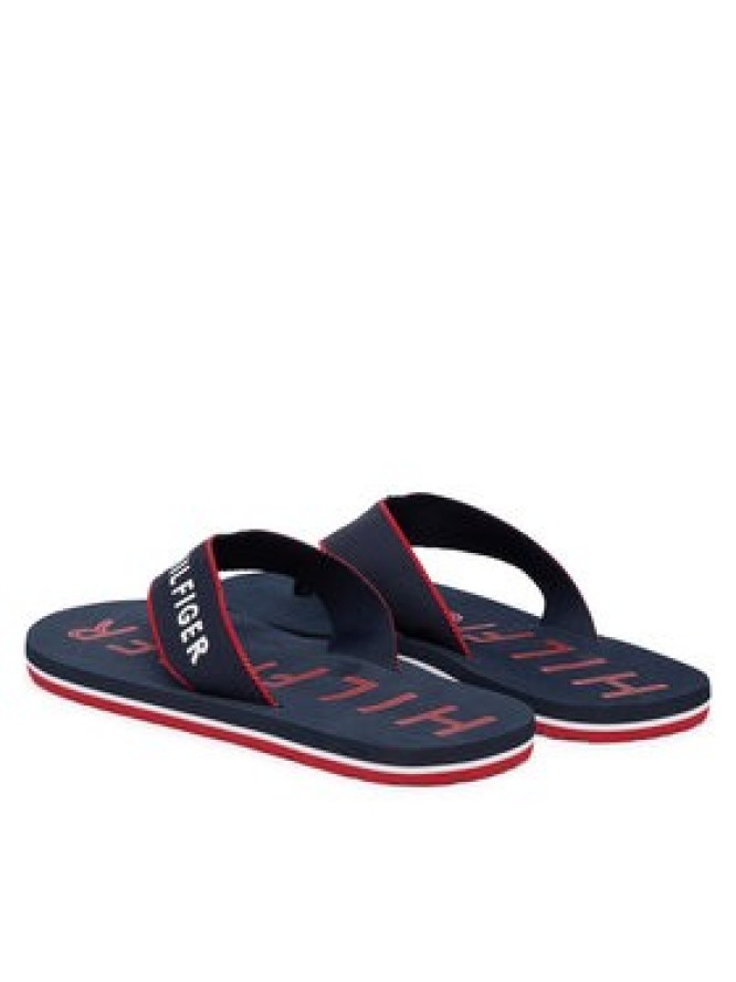 Tommy Hilfiger Japonki Sporty Hilfiger Beach Sandal FM0FM05913 Granatowy