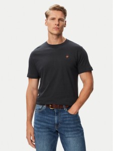Beverly Hills Polo Club T-Shirt P-SS26M-TS450030BLU Granatowy Regular Fit