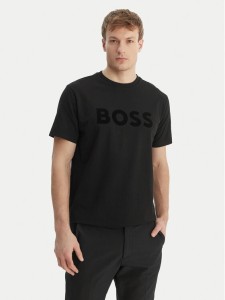 BOSS T-Shirt TS_Iconic Logo 50553636 Czarny Regular Fit