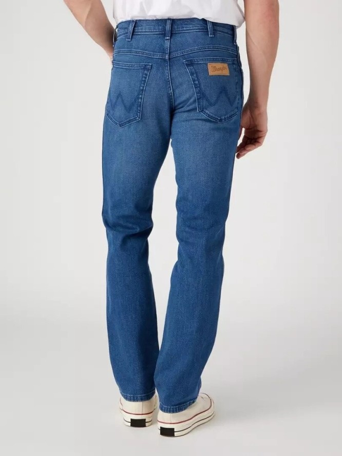 WRANGLER TEXAS MĘSKIE SPODNIE JEANSOWE JEANSY ARIES BLUE W121AG42A 112329007