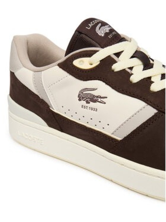 Lacoste Sneakersy T-Clip Set 51SMA0100 Brązowy