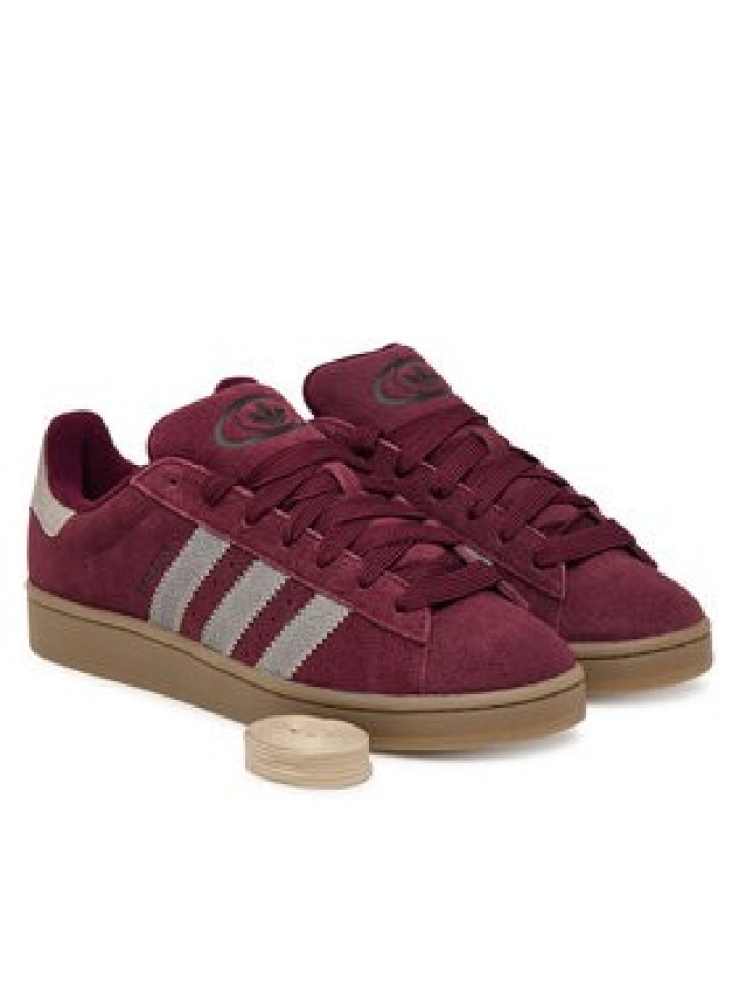 adidas Sneakersy Campus 00s KJ2323 Bordowy