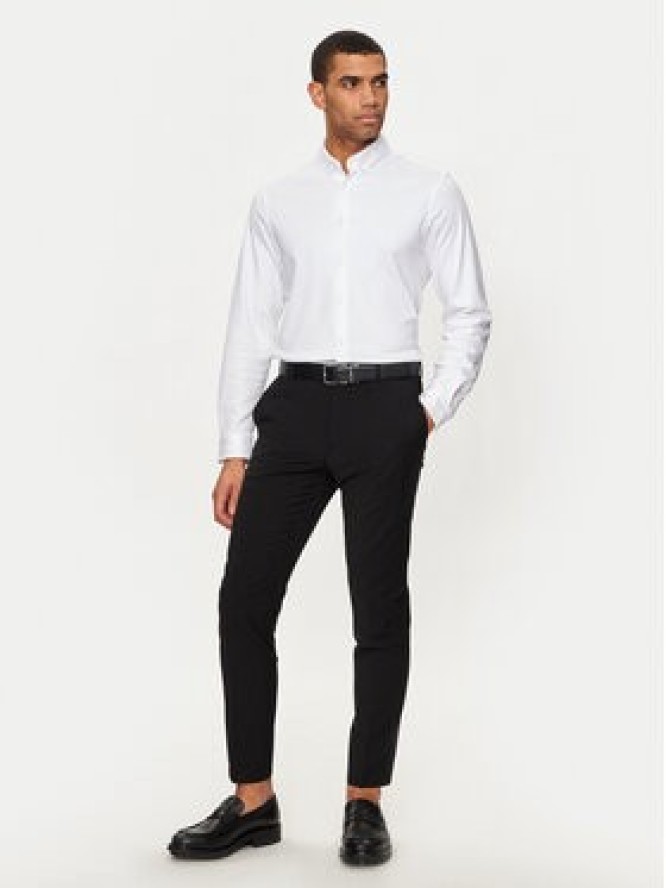Calvin Klein Koszula K10K113339 Biały Slim Fit