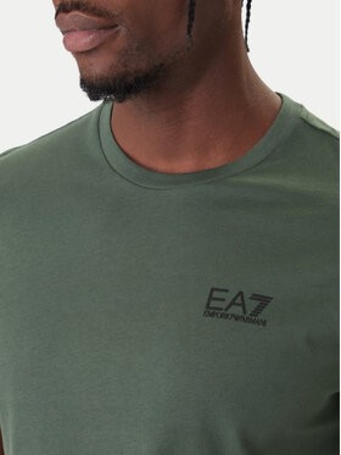 EA7 Emporio Armani T-Shirt 8NPT25 PJVPZ U7260 Zielony Regular Fit