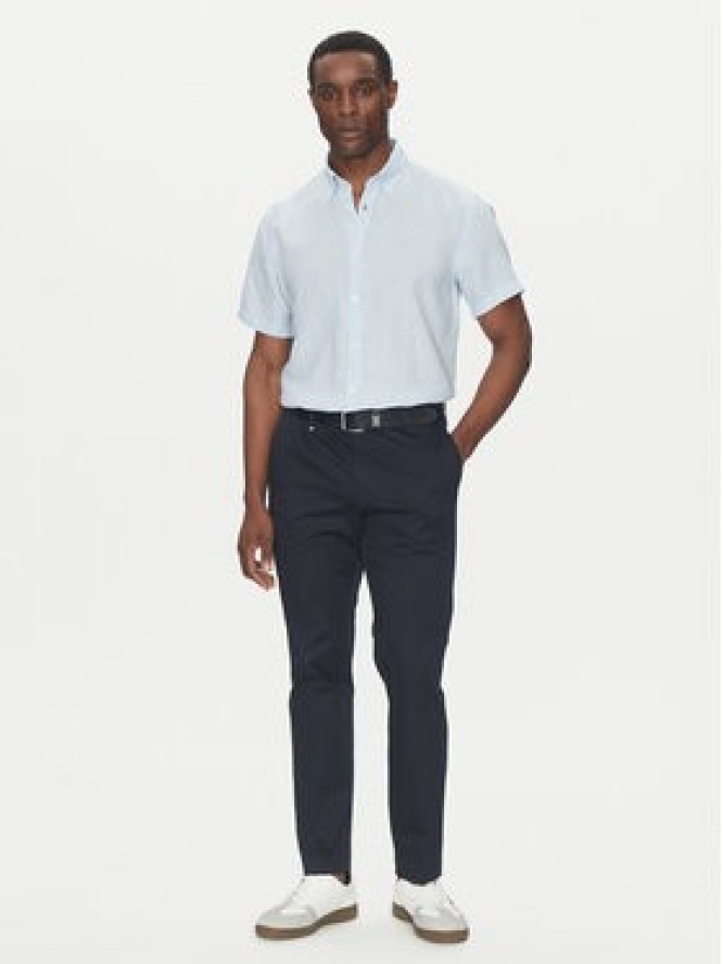 BOSS Koszula H-Roan 50539352 Błękitny Slim Fit