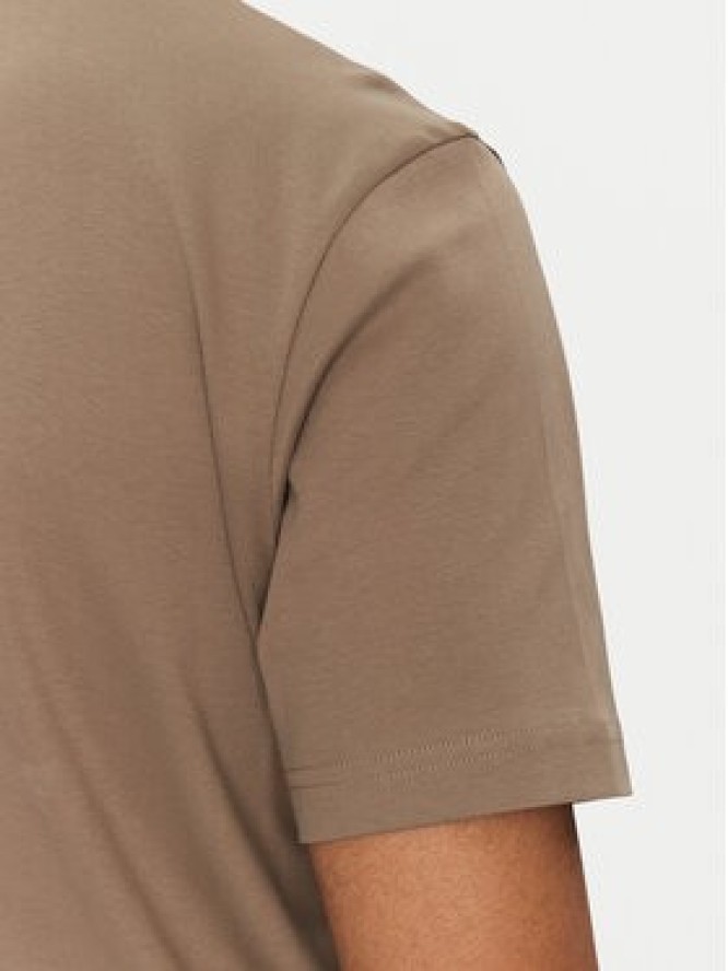 BOSS T-Shirt 50531569 Beżowy Regular Fit