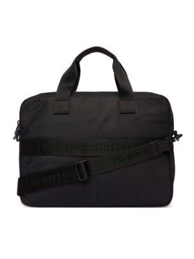 Tommy Hilfiger Torba na laptopa Th Repreve Computer Bag AM0AM14149 Czarny