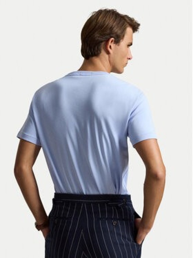 Polo Ralph Lauren T-Shirt 710740727506 Niebieski jasny Regular Fit