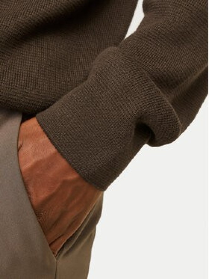 Jack & Jones Sweter Milano 12259666 Beżowy Relaxed Fit