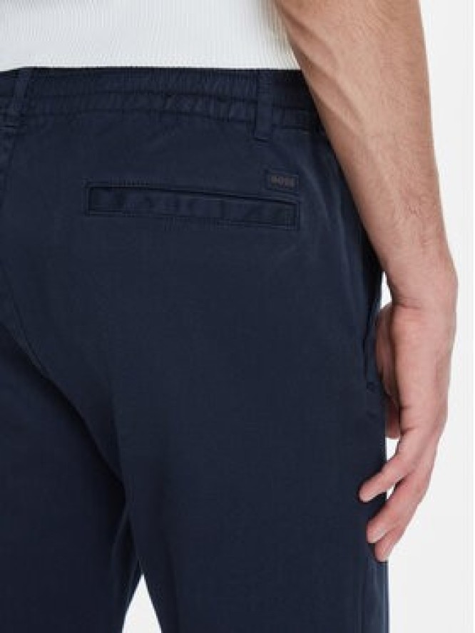 BOSS Chinosy Sanderson-L-2 50542986 Granatowy Regular Fit