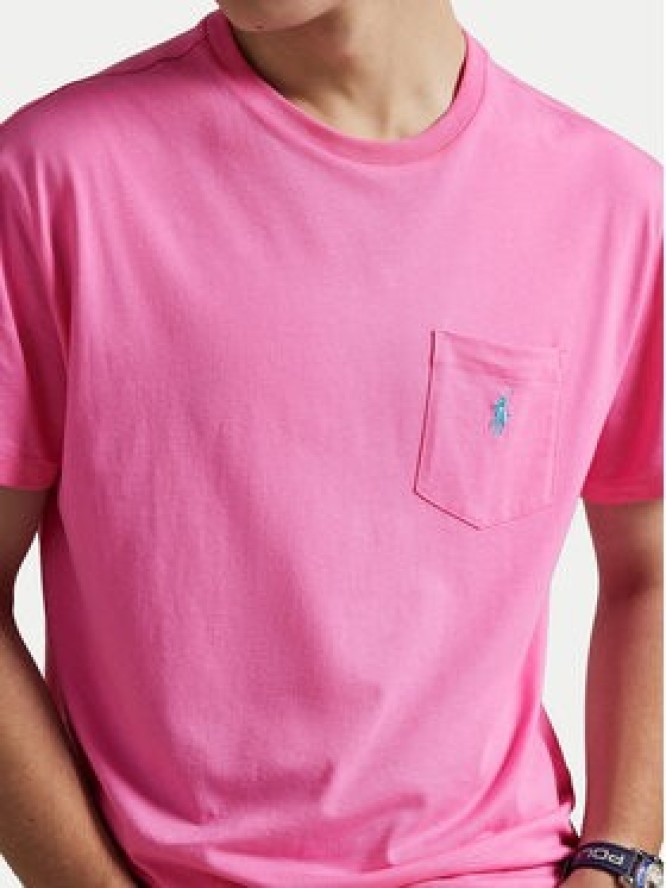 Polo Ralph Lauren T-Shirt 710671438511 Różowy Custom Slim Fit