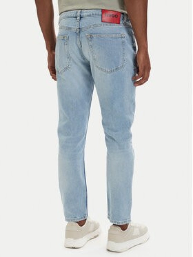 HUGO Jeansy 50556047 Niebieski jasny Extra Slim Fit
