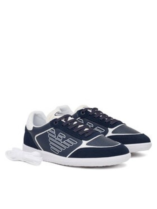 EA7 Emporio Armani Sneakersy 7X000405 AF19826 MZ069 Granatowy