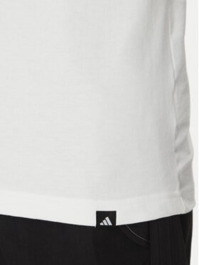 adidas T-Shirt Lounge Slide Graphic JJ4002 Biały Regular Fit