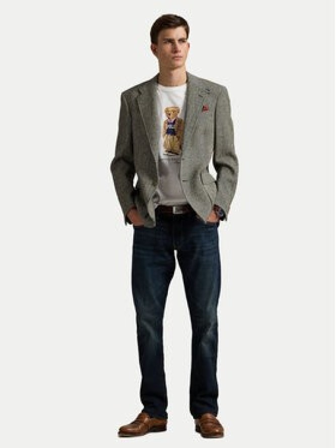 Polo Ralph Lauren T-Shirt 710974584001 Biały Custom Slim Fit